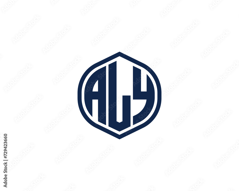 ALY Logo design vector template ALY Logo design vector template