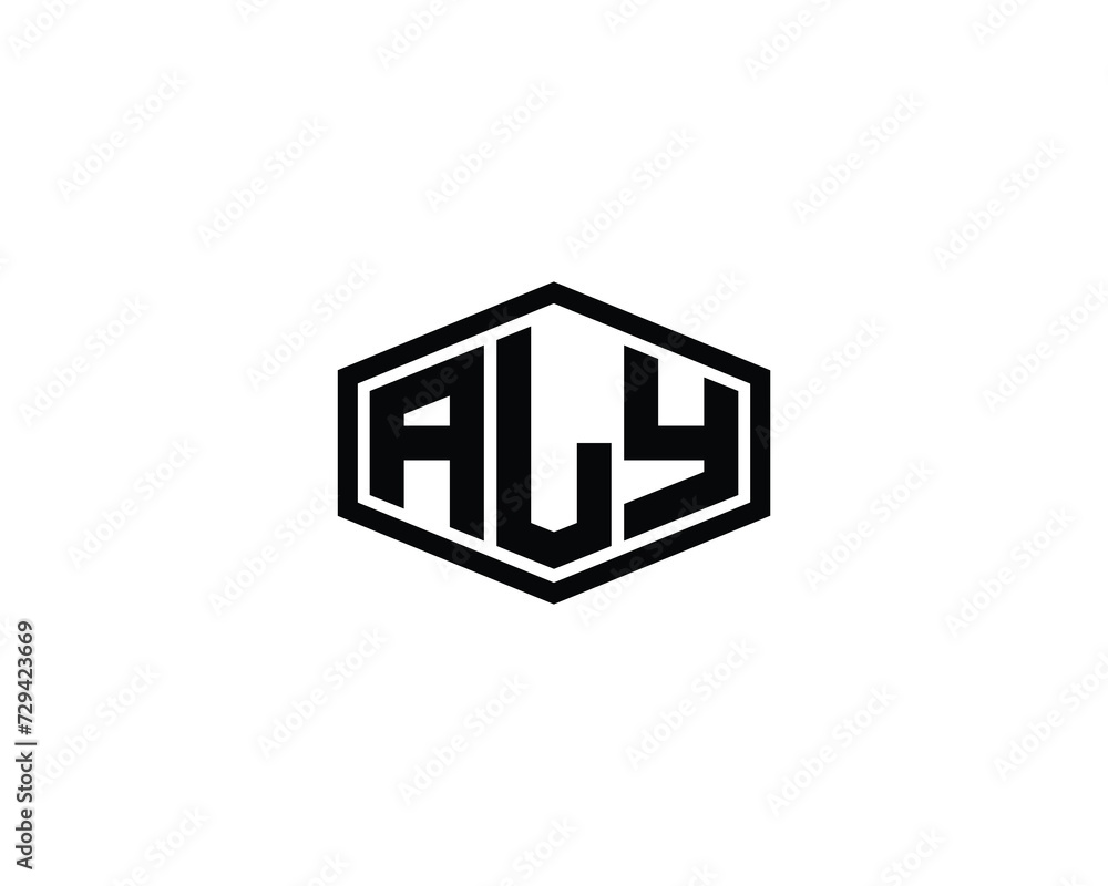 ALY Logo design vector template ALY Logo design vector template