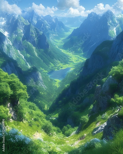 natural landscape mountain range