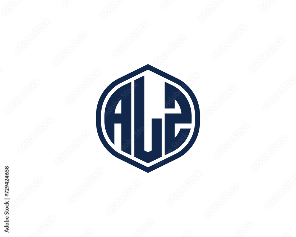 ALZ logo design vector template ALZ logo design vector template