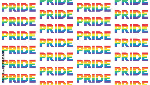 LGBTQ Seamless pattern, an Endless texture for a wallpaper or an web page background, texture. Colorful cute background with hearts / "PRIDE" / Stars / Rainbows / " LOVE "or LGBTQ flag