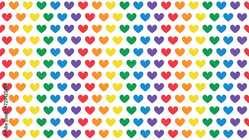 LGBTQ Seamless pattern, an Endless texture for a wallpaper or an web page background, texture. Colorful cute background with hearts / "PRIDE" / Stars / Rainbows / " LOVE "or LGBTQ flag