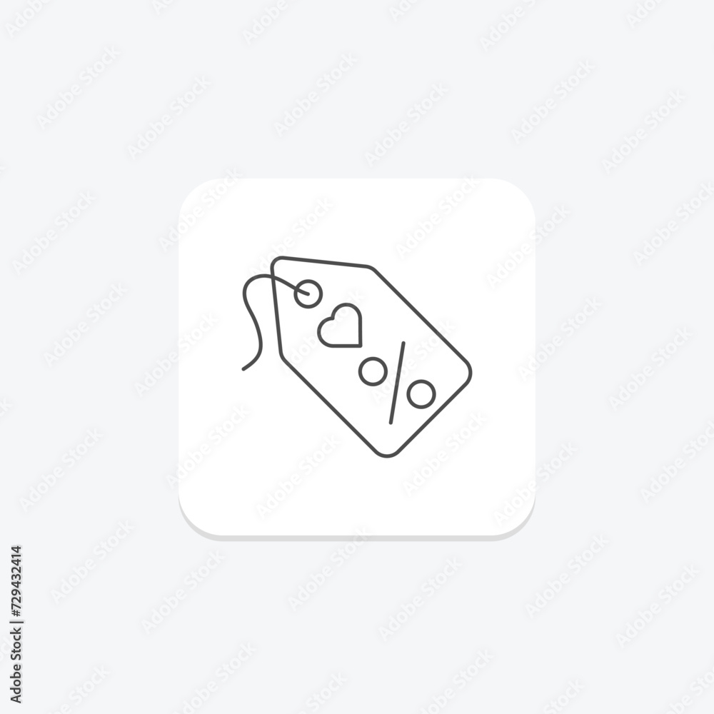 Deals and Offers icon, deals, offers, promotion, sale thinline icon, editable vector icon, pixel perfect, illustrator ai file Deals and Offers icon, deals, offers, promotion, sale thinline icon, editable vector icon, pixel perfect, illustrator ai file