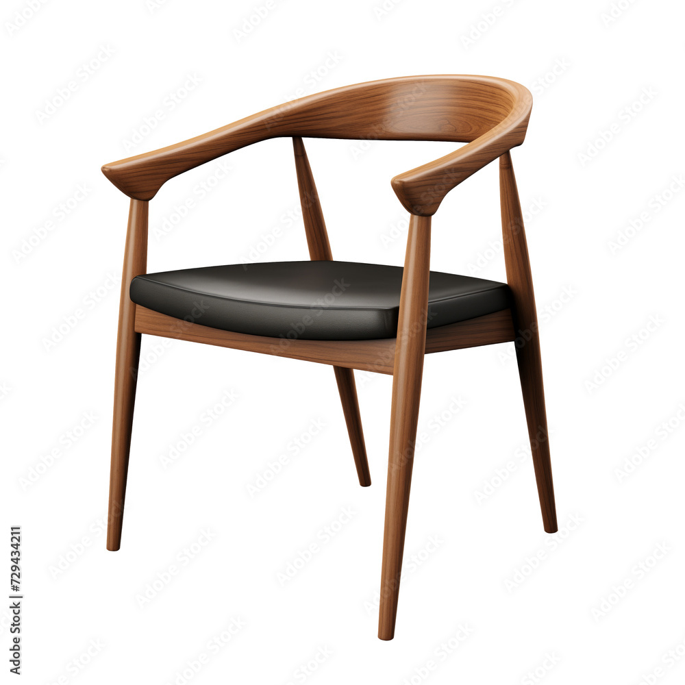 Chair. Scandinavian modern minimalist style. Transparent background, isolated image. Chair. Scandinavian modern minimalist style. Transparent background, isolated image.