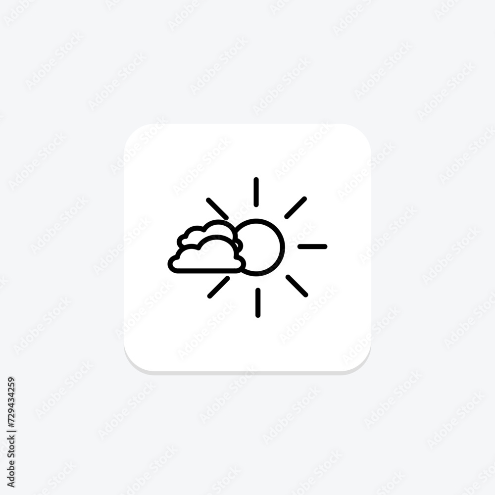 Weather Forecast icon, forecast, weather, icon, prediction line icon, editable vector icon, pixel perfect, illustrator ai file Weather Forecast icon, forecast, weather, icon, prediction line icon, editable vector icon, pixel perfect, illustrator ai file
