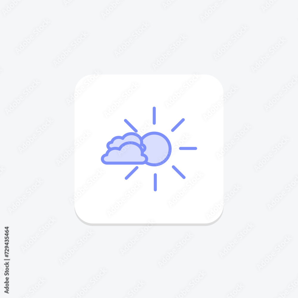 Weather Forecast icon, forecast, weather, icon, prediction duotone line icon, editable vector icon, pixel perfect, illustrator ai file Weather Forecast icon, forecast, weather, icon, prediction duotone line icon, editable vector icon, pixel perfect, illustrator ai file