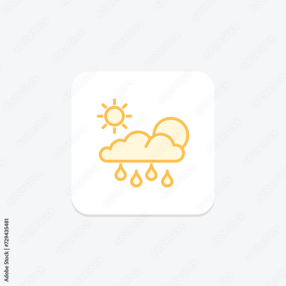 Weather App icon, app, weather, icon, mobile duotone line icon, editable vector icon, pixel perfect, illustrator ai file Weather App icon, app, weather, icon, mobile duotone line icon, editable vector icon, pixel perfect, illustrator ai file