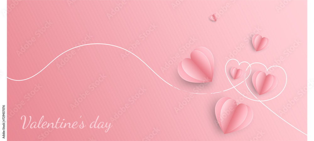 Valentine's Day greeting card design