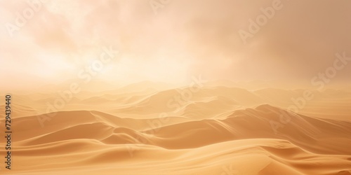Captivating Desert Landscape Swallowed By A Sandstorm, Showcasing Stunning Minimalist Art. Сoncept Nature's Elegance, Serene Seascapes, Urban Exploration, Wildlife Wonders, Ethereal Landscapes © Ян Заболотний