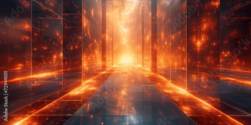 Dynamic Lightfilled Cubes Create A Futuristic Atmosphere In Abstract Digital Art.   oncept Digital Art  Futuristic Atmosphere  Abstract  Dynamic Lightfilled Cubes