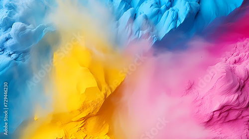 Colorful powder background, Indian festival Holi