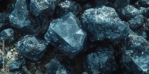 Diverse Bounty of the Earth: An Array of Rare Minerals and Gemstones from Various Mining Sites, Showcasing Natural Treasures, Generative AI photo