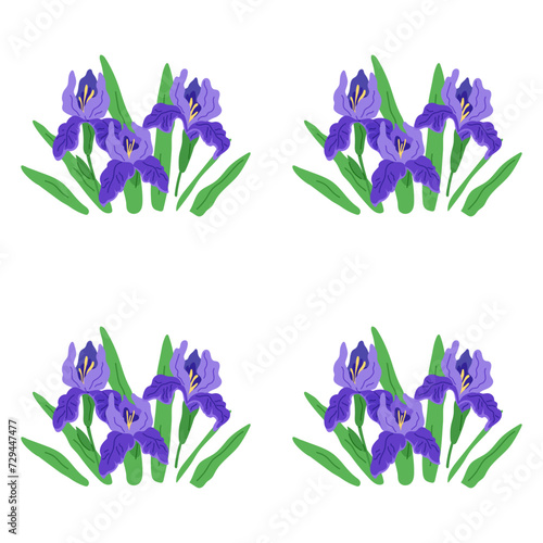 Flower pattern vector illustration. The flower pattern metaphor conveyed essence growth and transformation The flowery scent perfume lingered in air The flowered wallpaper provided serene backdrop