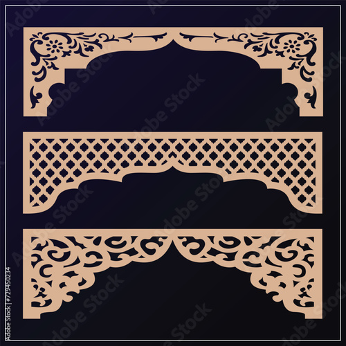 Om Jali design used for temples, Mandir. Om acrylic jali, corian jali and mdf jali.