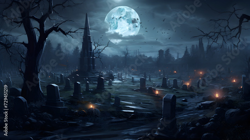 Halloween background with pumpkins bats and castlem,, Pumpkins, Bats, and Sinister Castle 