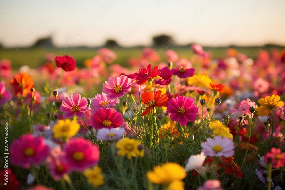 Obraz premium field of flowers. 