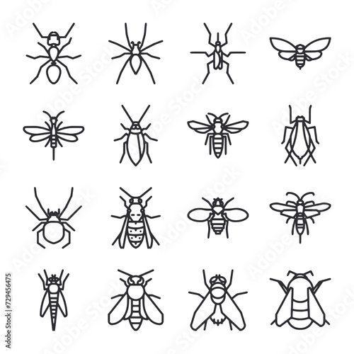 set of Beetles icons