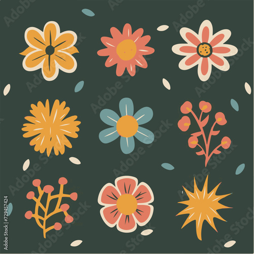 Flora and Fauna Fun: Cute Flowers with Natural Accents