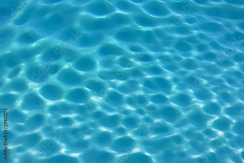 Turquoise blue water ripples. Aqua blue pattern texture