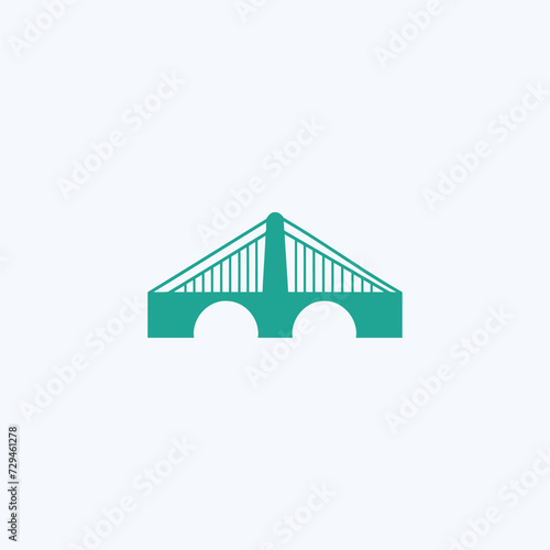 bridge simple modern logo vector
