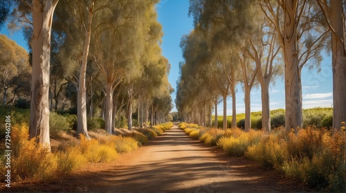 treelined pathway  eucalyptus grove  wedding backdrop  maternity backdrop  photography backdrop  pathway  