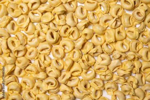 Frische Tortellini Nahaufnahme