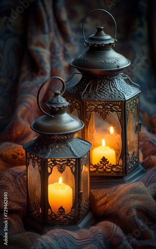 Enchanting Lanterns Illuminate the Night