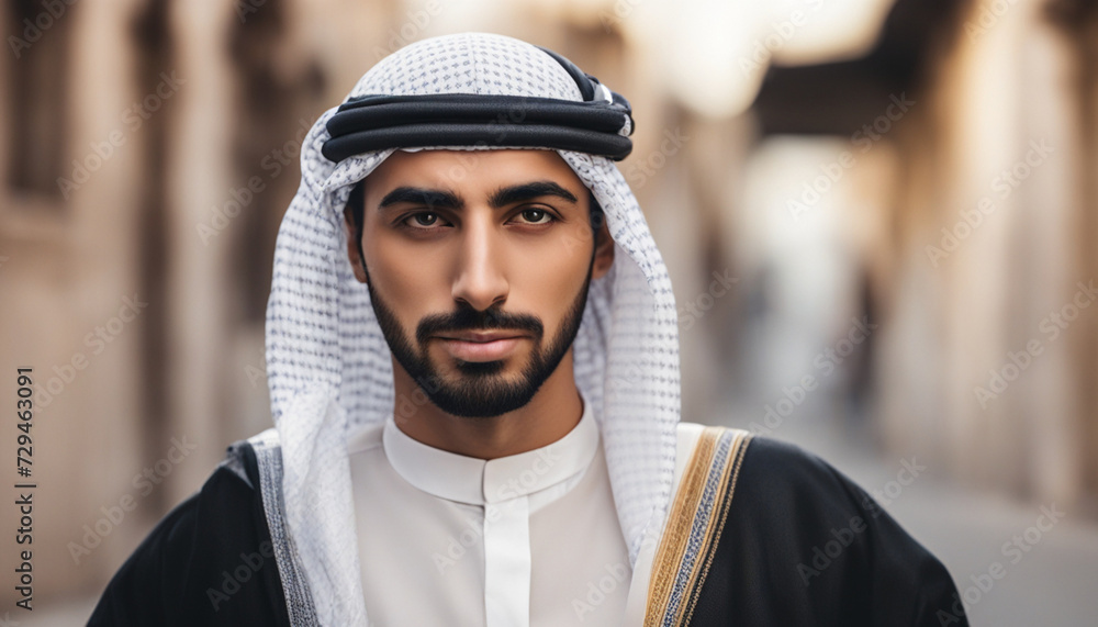 Arab man. Сoncept of the peoples of the world Arab man. Сoncept of the peoples of the world