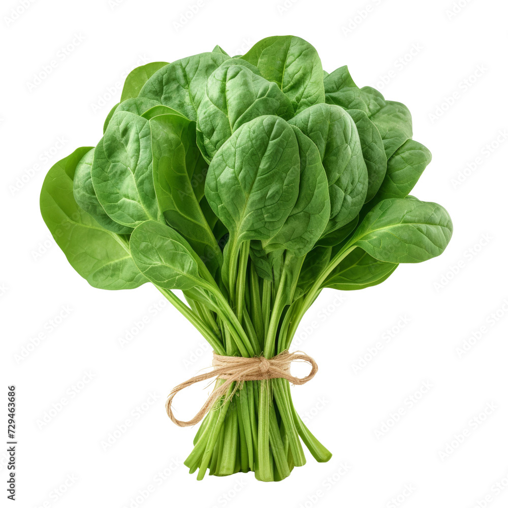 Spinach Bunch Isolated on Transparent or White Background, PNG Spinach Bunch Isolated on Transparent or White Background, PNG