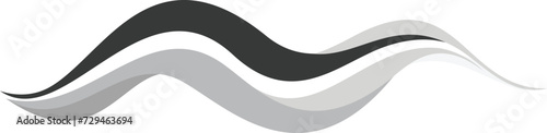 Logo in wave style. Vector file. Creative logo for business