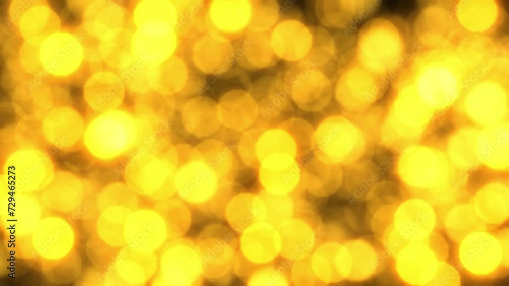 Golden bokeh flashing lights. Looped background Golden bokeh flashing lights. Looped background