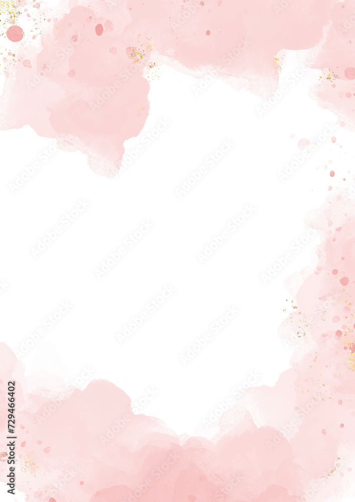 Modern abstract luxury wedding invitation designs or card templates for greetings or invitations on valentines Day background with Pastel pink watercolor paint brush glitter gold for wedding elements Modern abstract luxury wedding invitation designs or card templates for greetings or invitations on valentines Day background with Pastel pink watercolor paint brush glitter gold for wedding elements