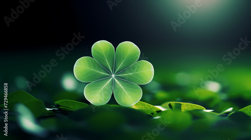 Beautiful green St. Patrick's Day background banner