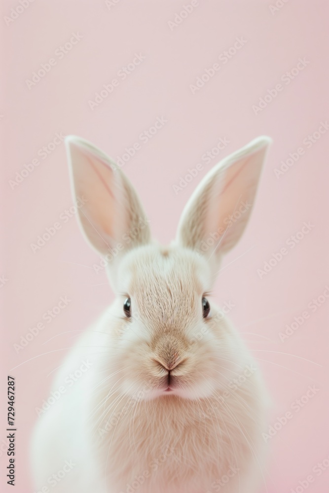 Bunny Rabbit Theme Plain Backdrop Background | Open Space For Text | Cute Plain Pink Pastel Bunny Rabbit Theme Plain Backdrop Background | Open Space For Text | Cute Plain Pink Pastel