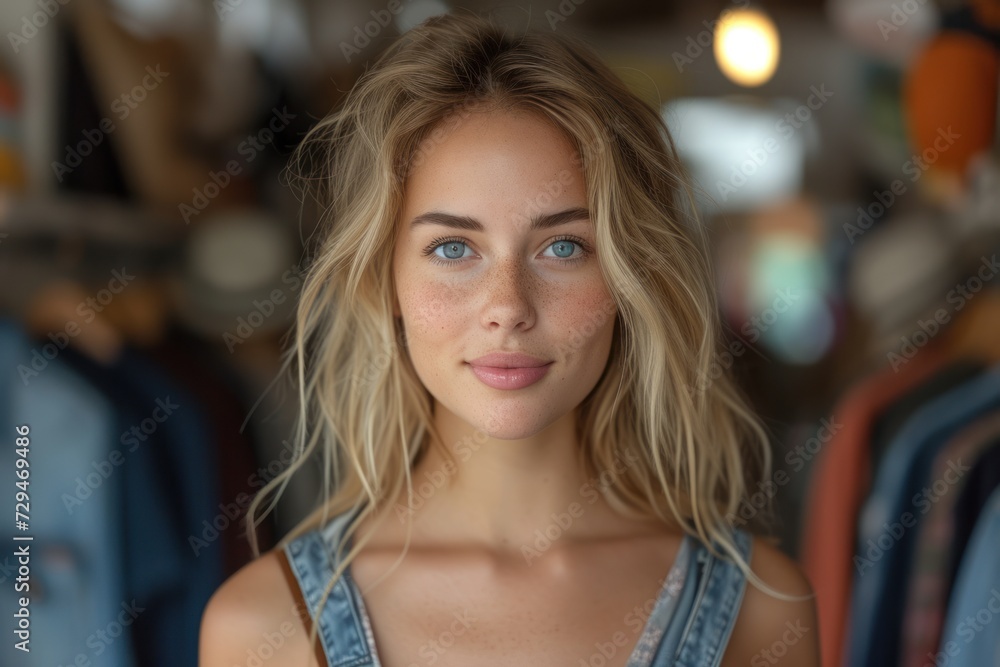 Fototapeta premium Shopping woman in a store