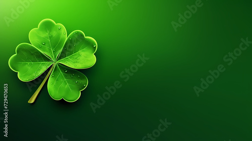 St. Patrick's Day celebration with copy space for text