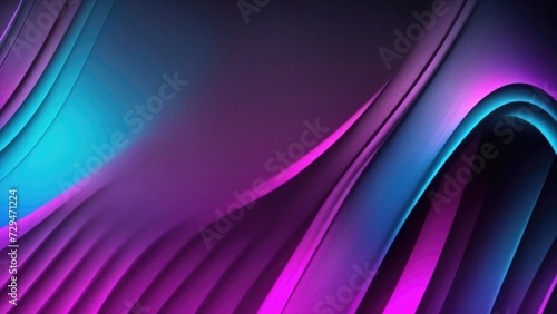 Black brown pink blue color Big Neon Waves gradient background