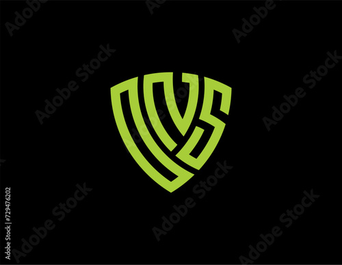 ONS creative letter shield logo design vector icon illustration photo
