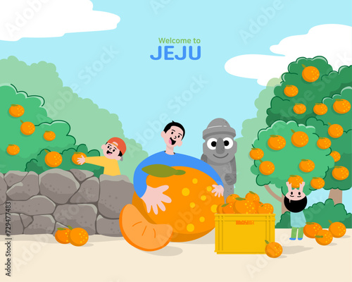 푸른섬 제주도, 감귤농장 체험