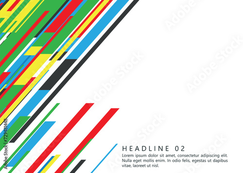 Abstract multicolored background. Vector graphics for design.