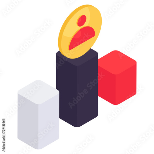 Ranking board, icon of leaderboard