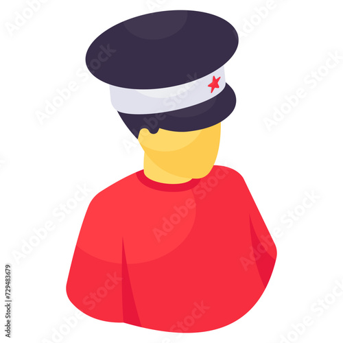Perfect design icon of policeman 