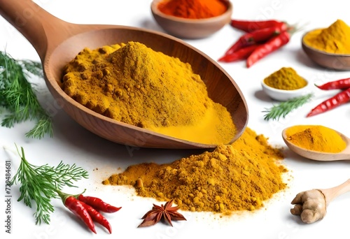 spices in a spoon