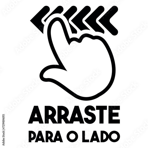 arraste para o lado, arraste pro lado, arrasta pro lado,
