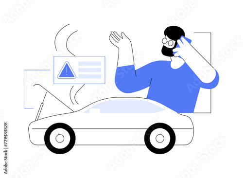Insurance case isolated cartoon vector illustrations.