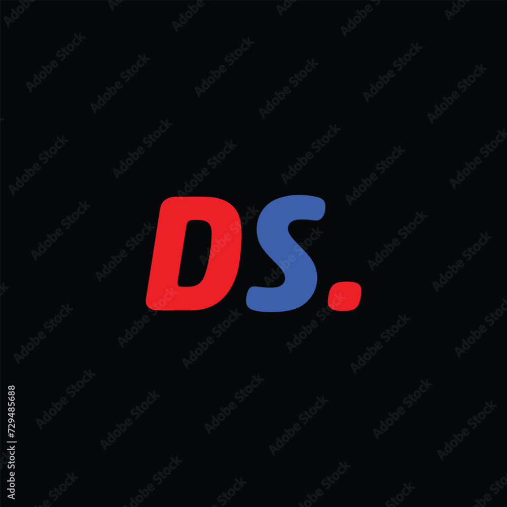 letters ds or sd logo design vector letters ds or sd logo design vector