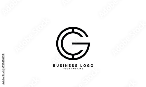 GC. CG. G. C. Abstract Letters Logo Monogram