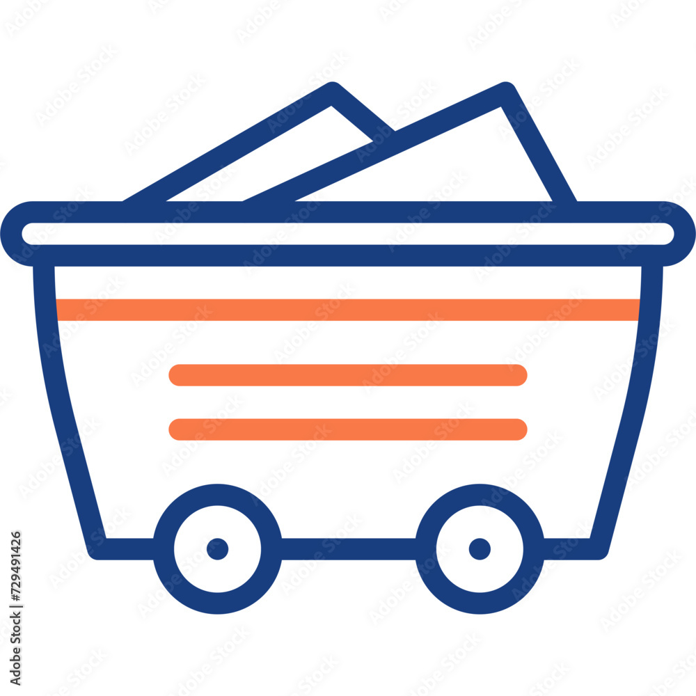 Industry Wagon vector design icon.svg Industry Wagon vector design icon.svg
