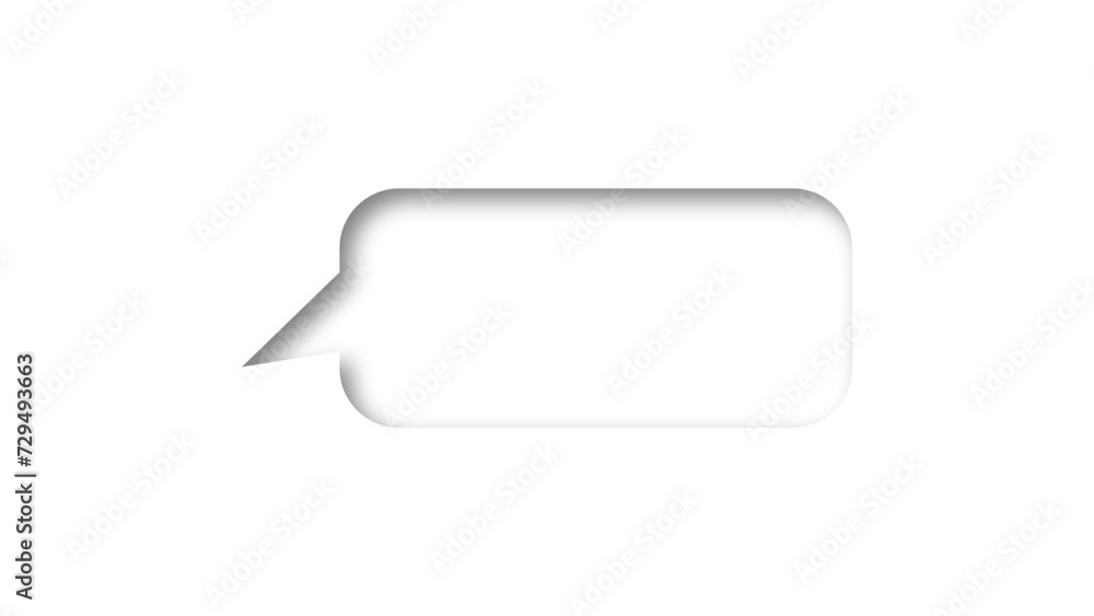 speech bubble shape with white background. space for text. abstract blank area for rill text of font. speech bubble shape with white background. space for text. abstract blank area for rill text of font.