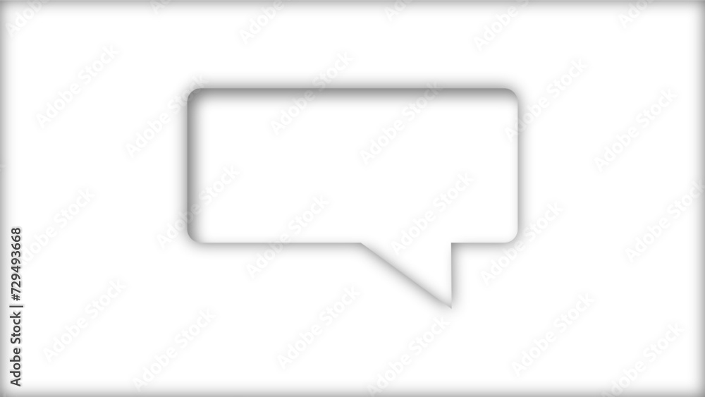 speech bubble shape with white background. space for text. abstract blank area for rill text of font. speech bubble shape with white background. space for text. abstract blank area for rill text of font.